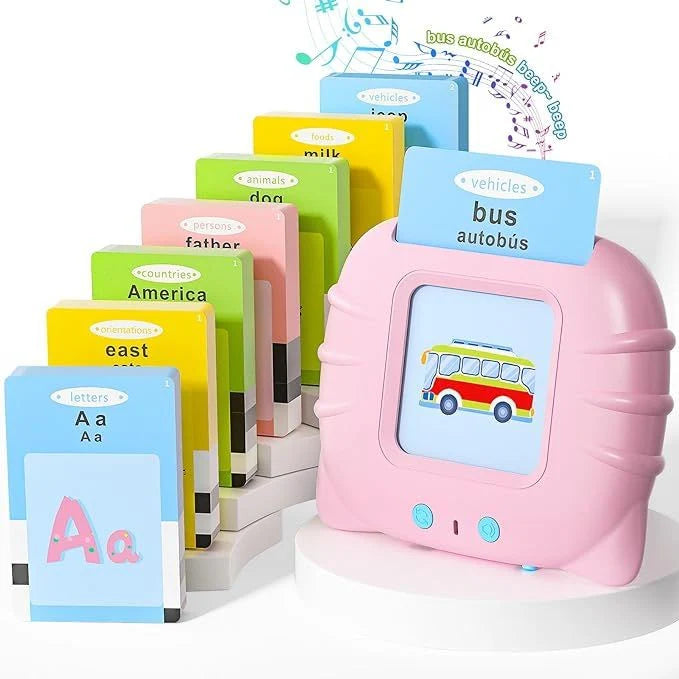 Rechargeable Educational Learning Talking Flash Cards for Kids | Montessori Toys for Boys & Girls | Baby Early Learning Toy🪴