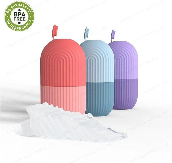 🍁Glow & Sculpt Ice Facial Combo🧊 Soothe your skin, shrink pores, and define your features.🍁 Reusable, Natural, and easy to use daily.🌾 "Enjoy 2 premium tools in 1 value pack"💐