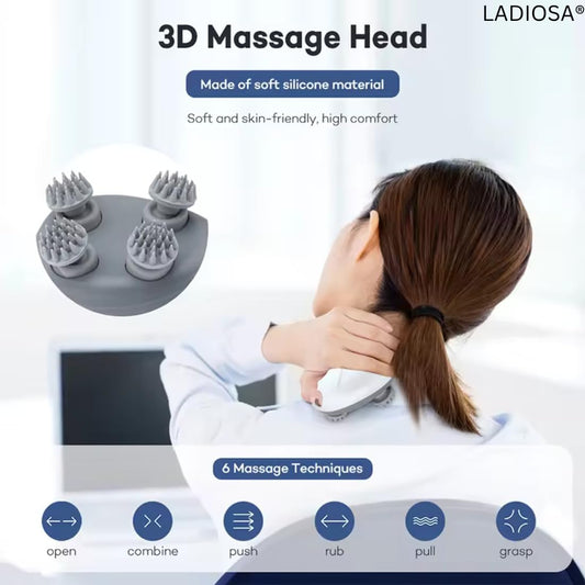 Electrical Head Massager | Type C Charging | Portable Scalp Massager for Hair Growth Relaxation & Stress relief | 3 smart modes